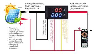 Dc Dijital Voltmetre Ampermetre bağlantısı nasıl yapılır [upl. by Farlay]