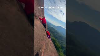 Rock Climbing shortsfeeds ytshorts rockclimber rock [upl. by Haymes860]