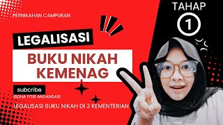 Apostille Legalisasi Buku Nikah di Kemenag Menikah dengan WNA  Pernikahan Campuran [upl. by Nnyroc666]