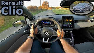 2023 Renault Clio ETech hybrid facelift  POV test drive [upl. by Karlise811]