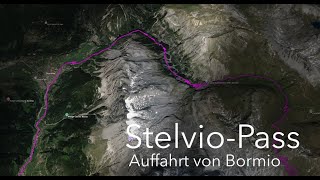 StelvioPass  Auffahrt von Bormio [upl. by Hayes]