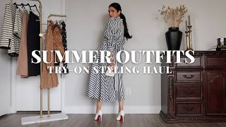 SUMMER OUTFITS  TRYON STYLING HAUL  Samantha Guerrero [upl. by Primalia]