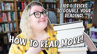 HOW TO READ MORE ⌚ 📚  HOW I DOUBLED MY READING  Literary Diversions [upl. by Jezebel]