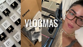 VLOGMAS DAY 9 huge Skims unboxing pilates work day  more [upl. by Brunhilde]