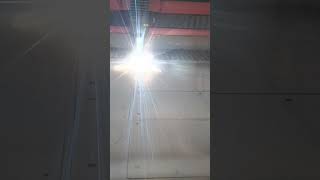 SlowMo Sparks Precision Cutting with Our old C02 Laser cnc Lasercutting machine shorts [upl. by Irme]