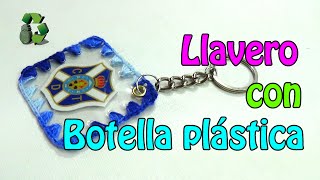 Llavero personalizable con botella plástica Reciclaje Ecobrisa [upl. by Ardnikat]