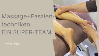 So einfach lassen sich Faszientechniken in die Wadenmassage einbetten [upl. by Winton]