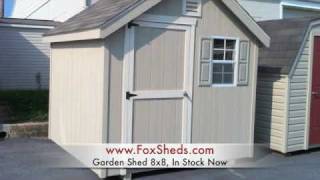 Garden Shed 8x8  Fox Country Sheds [upl. by Sirrah]