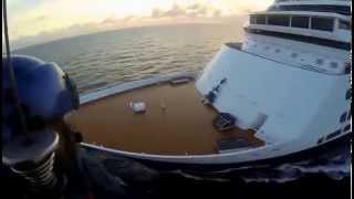 Winch rescue off cruise ship caught on GoPro [upl. by Pippo866]