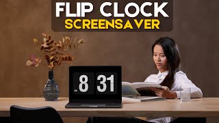 How to Get Flip Clock Screensaver on Windows 11 [upl. by Vittorio]