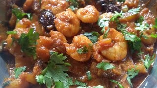 Tawa kolambi fry Tawa Kolambi masala Prawns masala Maharashtrian style Deepika [upl. by Aryk]