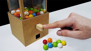 DIY Cardboard Candy Dispenser Sweetest Candy Hack Ever [upl. by Weatherby]