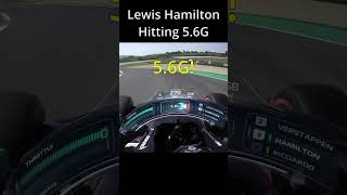 Lewis Hamilton hitting 56G at Mugello F1 2020 [upl. by Atirec]