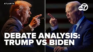 Debate Analysis Trump vs Biden  The National Desk [upl. by Yarod]