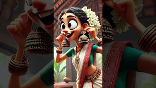 എന്റെമ്മന്റെ ജിമിക്കി കമ്മൽ  Jimikki Kammal Funny Animation Song  malayalamanimation ai song [upl. by Odragde]