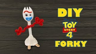 DIY FORKY  TOY STORY 4 [upl. by Akeber]