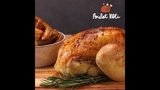 Recette de poulet rôti [upl. by Yenrab]