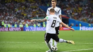 Toni Kroos Freistoß Tor Schweden 1  2 Deutschland ARD  Das Erste [upl. by Merola]