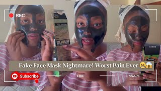 I Tried The Viral quotFakequot Face Mask 😱  Peeling It Off Was a Nightmare [upl. by Coppinger]