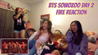 INJURED 🤣  BTS 방탄소년단 ‘FIRE’ MUSTER SOWOOZOO REACTION 2021BTSFESTA [upl. by Arres]