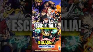 MHA 4° FILM AL CINEMA IN ITALIA myheroacademiamhabokunoheroacademiabnhaanimemangamovie [upl. by Ilonka]