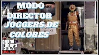 MODO DIRECTOR  SACAR JOGGERS DE COLORES O CONJUNTOS  158  GTA 5 ONLINE [upl. by Nalyorf]