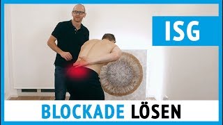 ISG Blockade lösen  3 SofortÜbungen für zu Hause [upl. by Eelidnarb693]