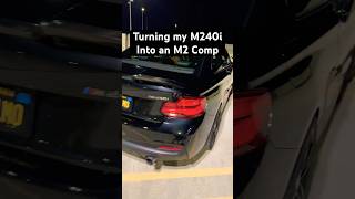 M240i Grows into an M2 Comp bmw car [upl. by Ecinwahs]