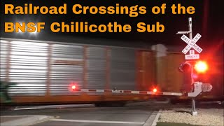 Railroad Crossings of the BNSF Chillicothe Sub Volume 9 [upl. by Nawtna]