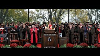 Inauguration of the 19th President of Brown University [upl. by Ydnis189]