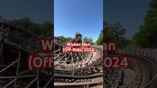 Wicker Man  Alton Towers OffRide 2024 wickerman altontowers greatcoastersinternational [upl. by Bryanty459]