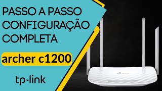 Configuração do roteador TP LINK AC 1200 Archer C5 Wireless Rede Oculta [upl. by Ivie]