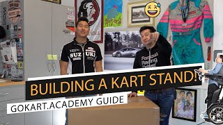 Building a Go Kart Stand  A Simple Guide by GoKartAcademy  Join the community [upl. by Mahon]