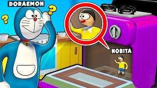 DORAEMON Vs NOBITA Hide and Seek Challenge In HFF [upl. by Aeel833]