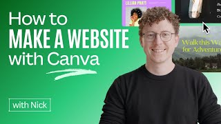 How to Make a Website with Canva  A Step by Step Guide [upl. by Daisey]