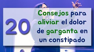 Consejos para Aliviar el Dolor de Garganta ¡Recupera tu Voz Rápidamente [upl. by Eralc]