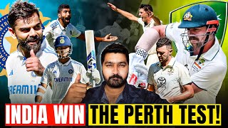 Indian Team Proved me Wrong  India beat Australia in Perth  Border Gavaskar Trophy 2024  Bumrah [upl. by Anerroc222]