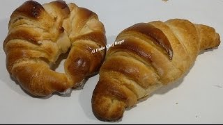 Como hacer CUERNITOS caseros o para negocio Receta de Croissant  Chef Roger [upl. by Zoarah]