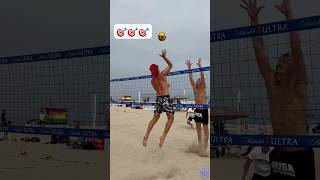 PERFECT SPOT to end the RALLY🎯🏐😮‍💨 beachvolleyball volleyball volleyballworld haikyuu avp [upl. by Edan]