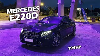 Mercedes W213 E220d POV Review Night drive [upl. by Aiderfla]