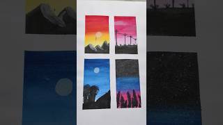 Four seasons drawingpainting art ytshorts princeartboy07 [upl. by Nedyarb]