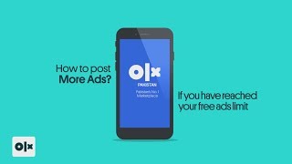 OLX Help How to post more ads if you have reached your free ads limit [upl. by Neirad]