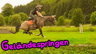 Das erste Geländespringen 🦄 Geht das gut [upl. by Ytinav]