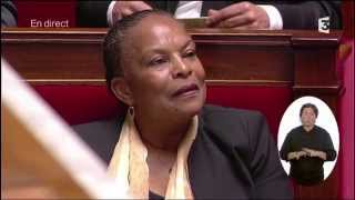 Ciotti attaque Taubira Taubira contreattaque [upl. by Maharba]