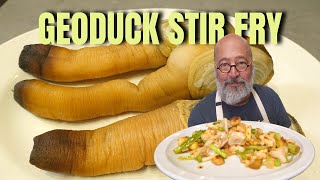 Easy Geoduck Clam Stir Fry [upl. by Raddatz]