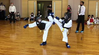 第9回三重県大会 組手 少年部 男子 27kg級（決勝）9th Mie Championship Sparring Junior Male 27kg FINAL／ITFテコンドー [upl. by Boland]