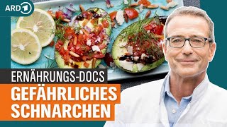 Schlafapnoe Abnehmen als Hilfe gegen Schnarchen und Bluthochdruck  Die ErnährungsDocs  NDR [upl. by Annair405]