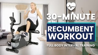 30Minute Recumbent Bike Workout [upl. by Eelyahs]