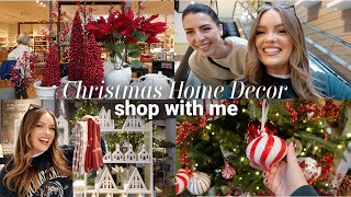 NEW CHRISTMAS DECOR SHOP WITH ME 🎄✨ Pottery Barn  Crate amp Barrel  Holiday 2024 [upl. by Ahtabat]