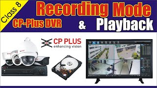 How to setup CPPlus DVR recording amp Playback DVR Recording karnay ka tarikadvr recording setting [upl. by Fenner412]